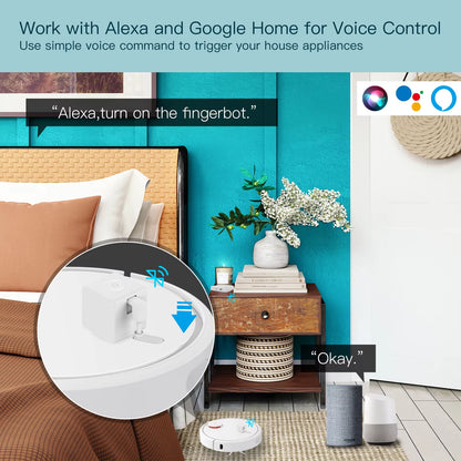 Tuya Fingerbot Button Pusher New Bluetooth Finger Robot Smart Life App Automatic Switch Voice Control Alexa Google Home
