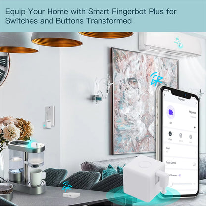 Tuya Fingerbot Button Pusher New Bluetooth Finger Robot Smart Life App Automatic Switch Voice Control Alexa Google Home